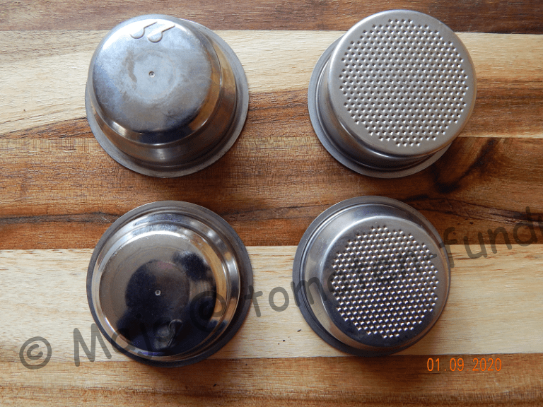 Einwandige Siebe für DeLonghi Dedica